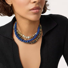 Refined Stone Bead Necklace – Timeless Everyday Accent: Lapis Blue