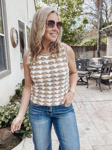 The Marlowe Knit Tank - Khaki