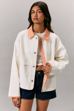 Picnic Point Jacket - White/Red Gingham