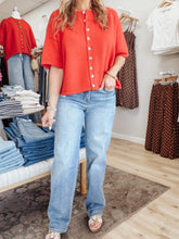 Helen Tummy Control High Rise Wide Baggy Jeans