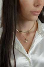 Skinny Herringbone Chain - Gold