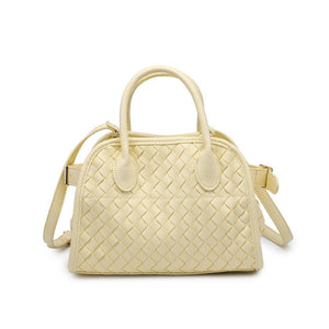 Kristie Woven Crossbody - Chocolate