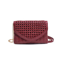 Emma Woven Crossbody - Espresso
