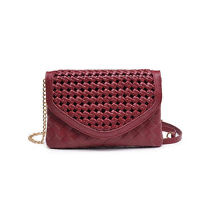 Emma Woven Crossbody - Espresso