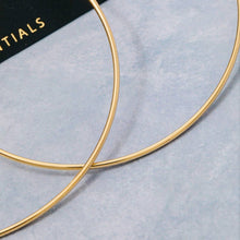 60mm Large Hoop Earrings - Gold