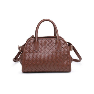 Kristie Woven Crossbody - Chocolate