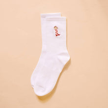 Embroidered Crew Socks–Cowgirl Boot