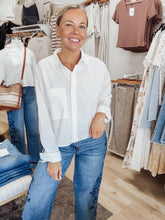 Z SUPPLY Favorite Button Up Top - White