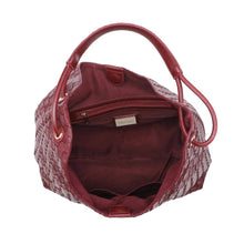 Ezia Hobo Handbag - Burgundy