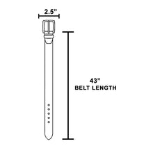 Hammered Oval Buckle Vegan Leather Belt - Black with Silver Buckle
