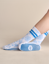 The Tall Tube Print Grip Sock: Ballet Bows Lagree & Pilates