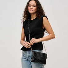 Emma Woven Crossbody - Espresso