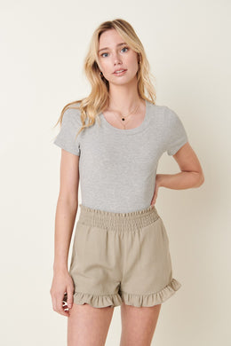 Best Short Sleeve Bodysuit - Grey