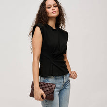 Emma Woven Crossbody - Espresso