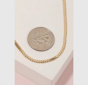 Gold Snake Chain Necklace
