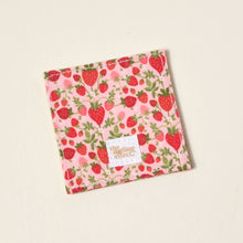 Corner Keeper Fabric Bookmark-Strawberry Fields