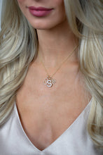 Skinny Cable Charm Bar Necklace 20" - Gold
