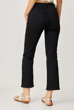 FINAL SALE Megan Mid-Rise Ankle Bootcut Jeans - Black