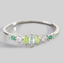 Gold Dipped Cz Rhinestone Ring - Gold