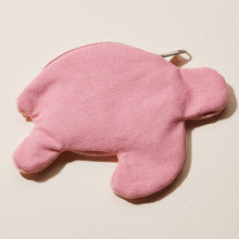 Beaded Sea Turtle Coin Purse | Coastal Zip Pouch - Neutral