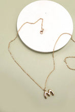 Balloon Bubble Personalized Initial Letter Necklace