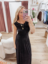 Camille Ruched Dress - Black