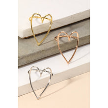 Heart Cut Out Ring - Gold