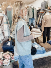 Harborview Mock Neck Zipper Closure Sweater Vest - Jade