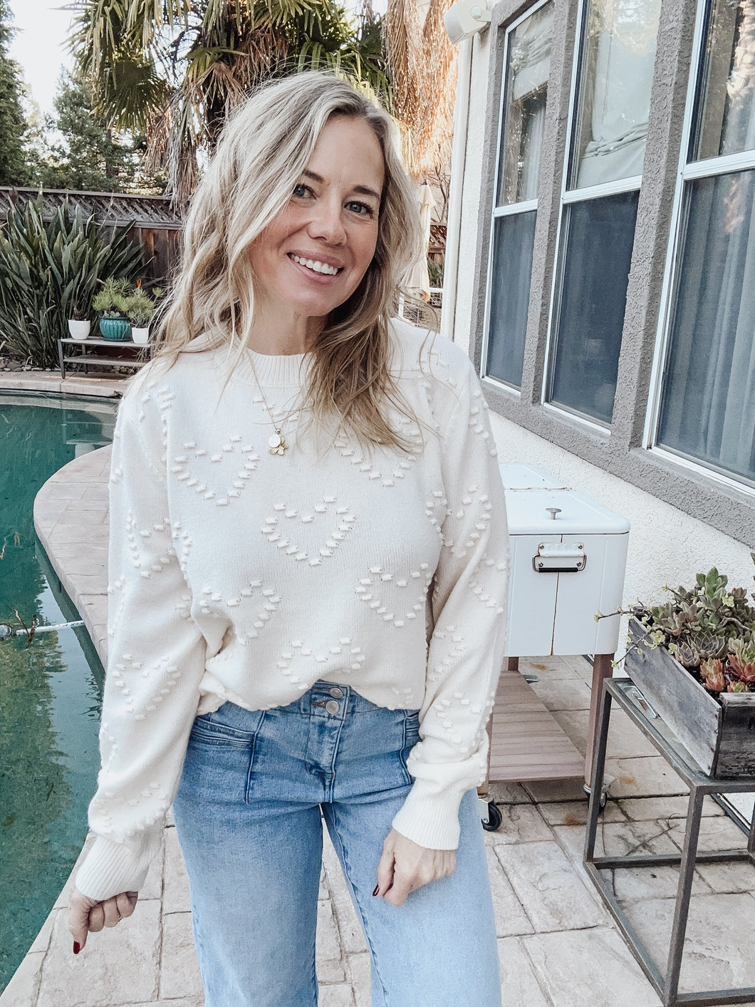 Love Is In The Details Sweater - Ivory