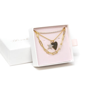 Skinny Rope Chain Necklace | Threader Charm Necklace : Gold / 20 Inches