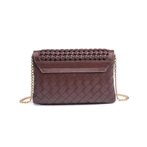 Emma Woven Crossbody - Espresso