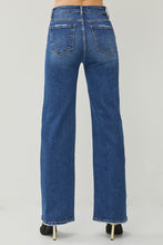 Sammie High Rise Straight Jeans - Dark