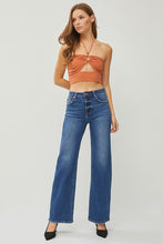 Sammie High Rise Straight Jeans - Dark