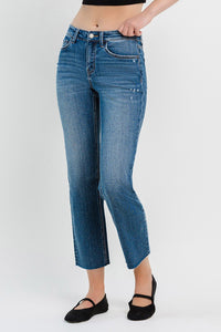 Addison Mid Rise Straight Ankle Jean