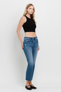 Addison Mid Rise Straight Ankle Jean