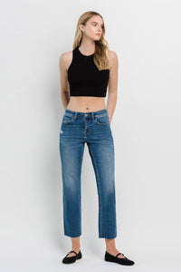 Addison Mid Rise Straight Ankle Jean