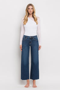 Taylor Tummy Control Mid Rise Wide Leg Denim