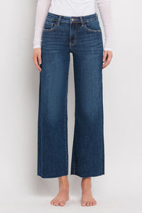 Taylor Tummy Control Mid Rise Wide Leg Denim