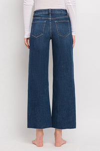 Taylor Tummy Control Mid Rise Wide Leg Denim