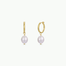 Pearl Drop - Gold Earrings