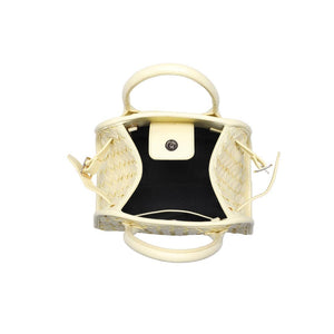 Kristie Woven Crossbody - Black