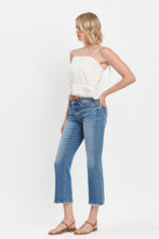 Melanie Mid Rise Kick Flare Denim