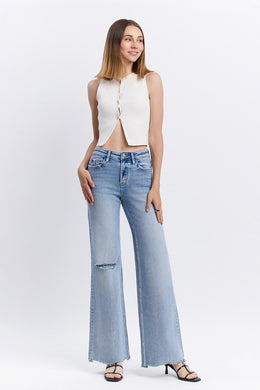 Polly High Rise Wide Leg Jeans