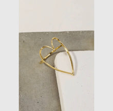 Heart Cut Out Ring - Gold