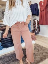 Pumpkin High Rise Wide Leg - Bakers Brown