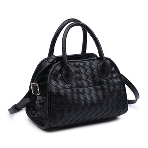 Kristie Woven Crossbody - Chocolate