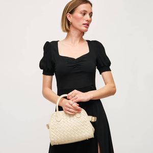 Kristie Woven Crossbody - Chocolate