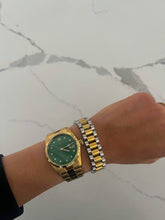 Watch Band Bracelet - Diamond Thin Two Toned