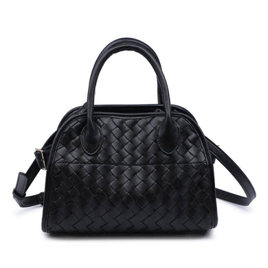 Kristie Woven Crossbody - Black