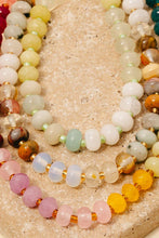 Gradient Stone Beaded Necklace